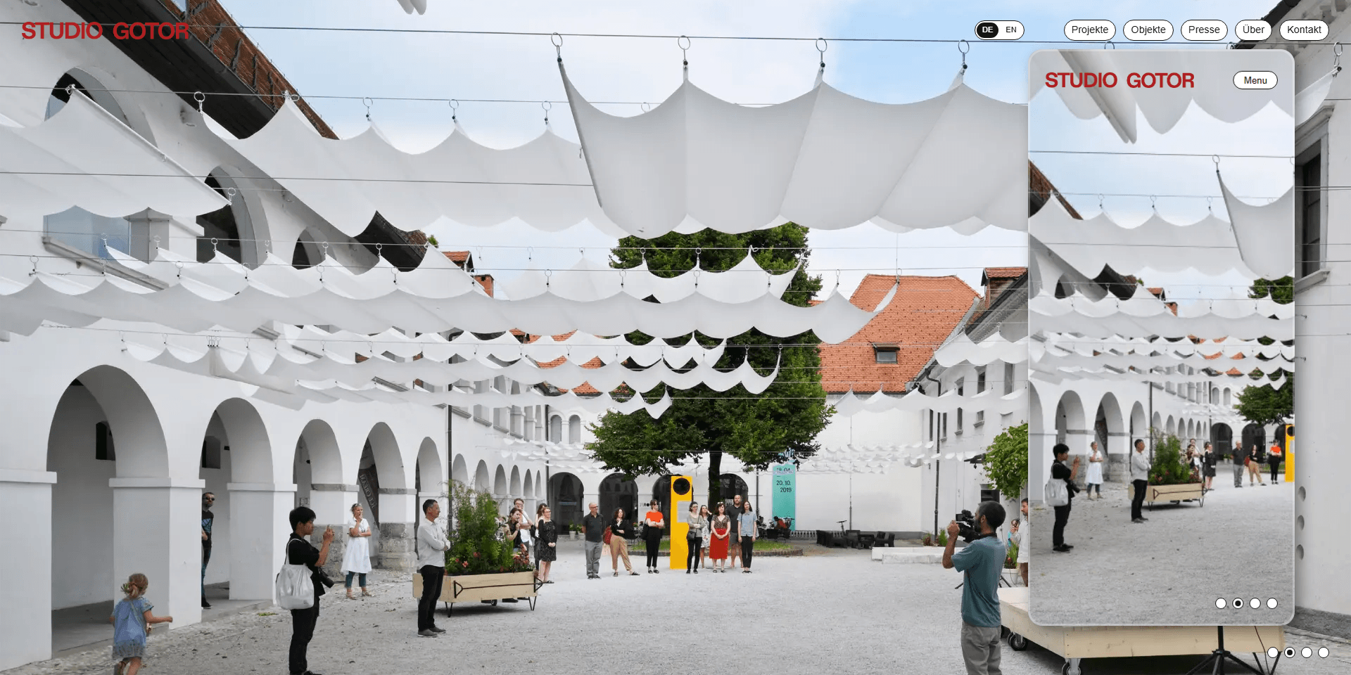 Zweisprachige Architektur-Webseite mit CMS – Bild 1