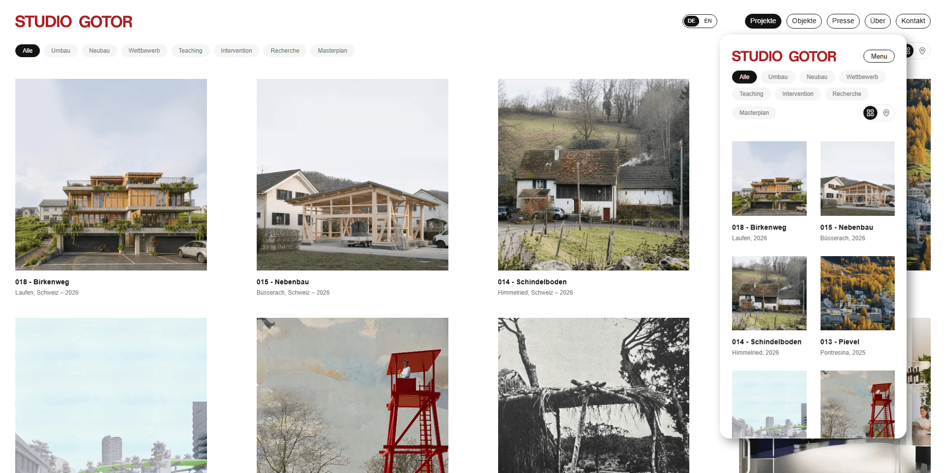 Zweisprachige Architektur-Webseite mit CMS – Bild 2