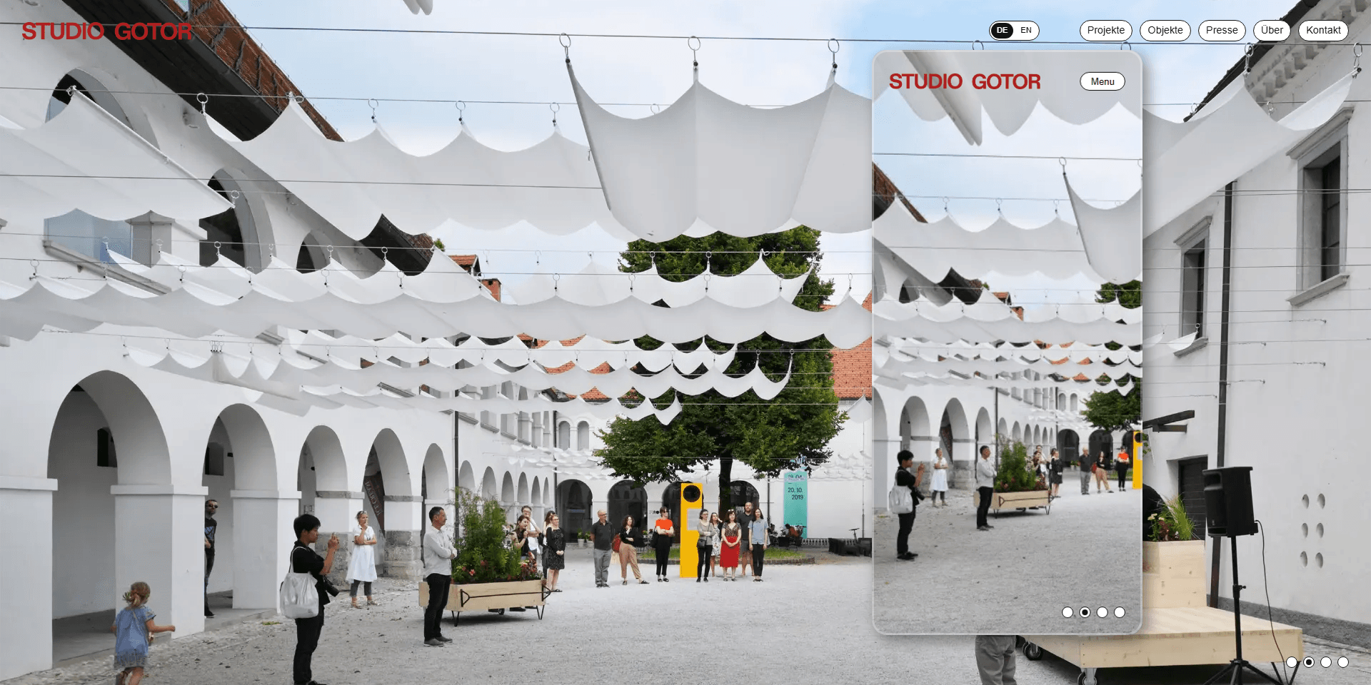 Zweisprachige Architektur-Webseite mit CMS