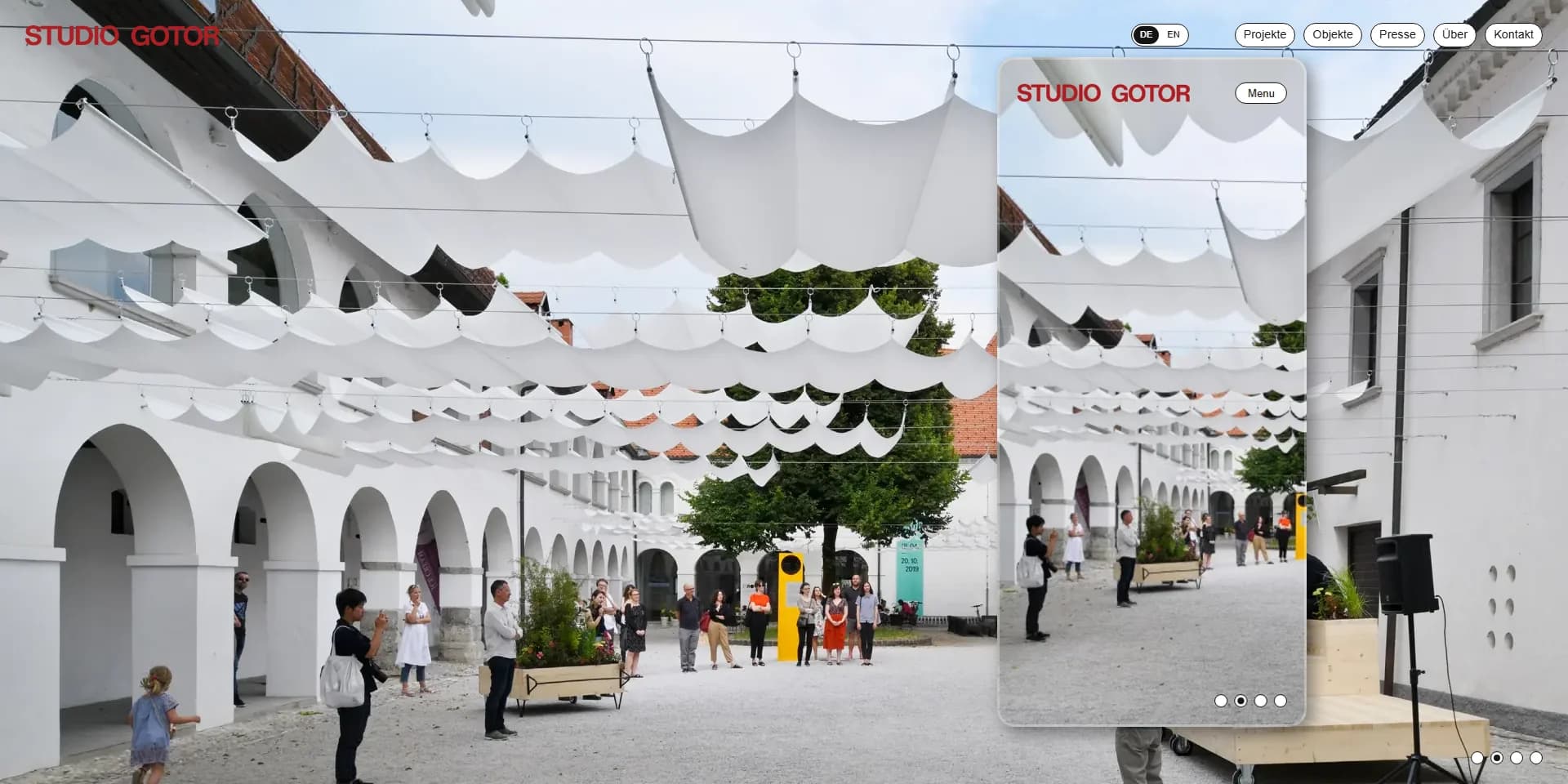Zweisprachige Architektur-Webseite mit CMS